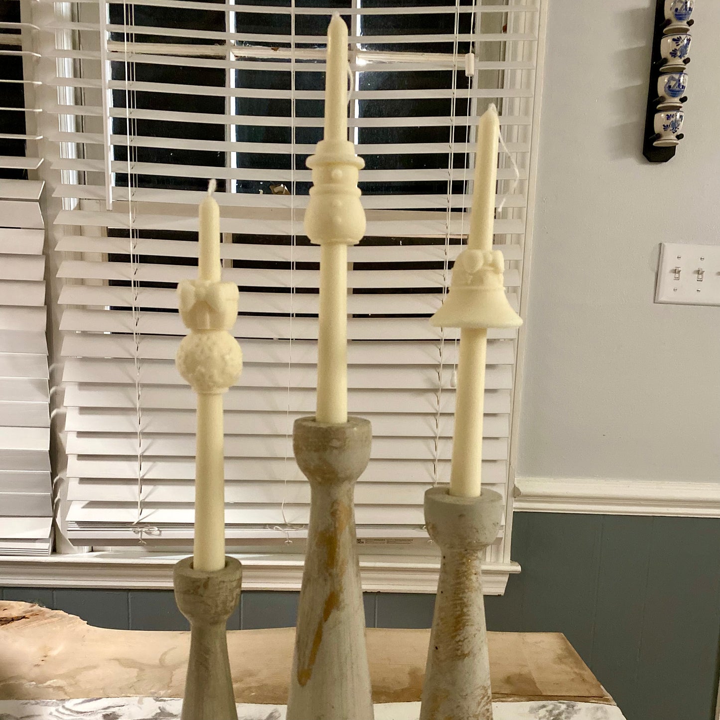 Christmas Taper Candles