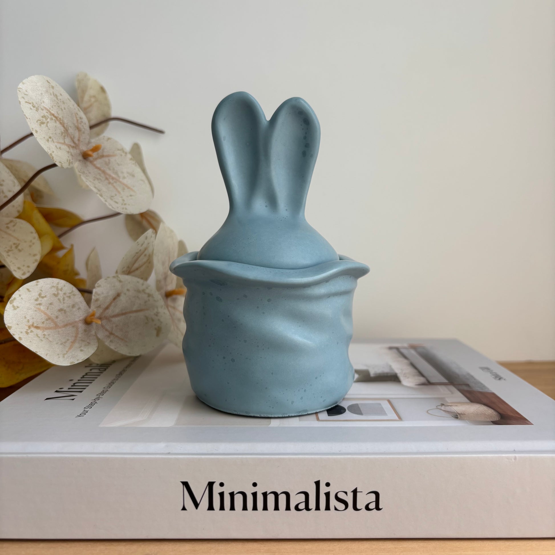 Easter Bunny Candle Pot | Coconut Soy Wax | Reusable Jar