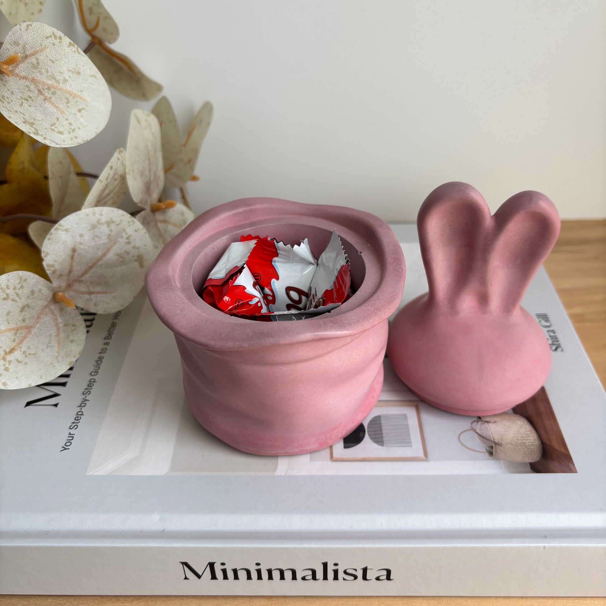 Easter Bunny Candle Pot | Coconut Soy Wax | Reusable Jar