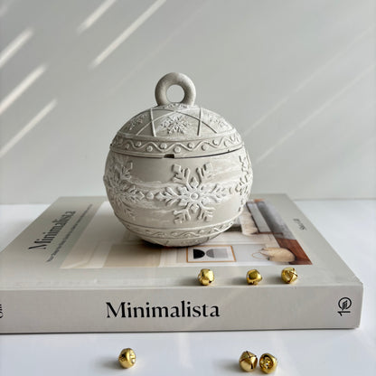 Snowflake Bauble Jar