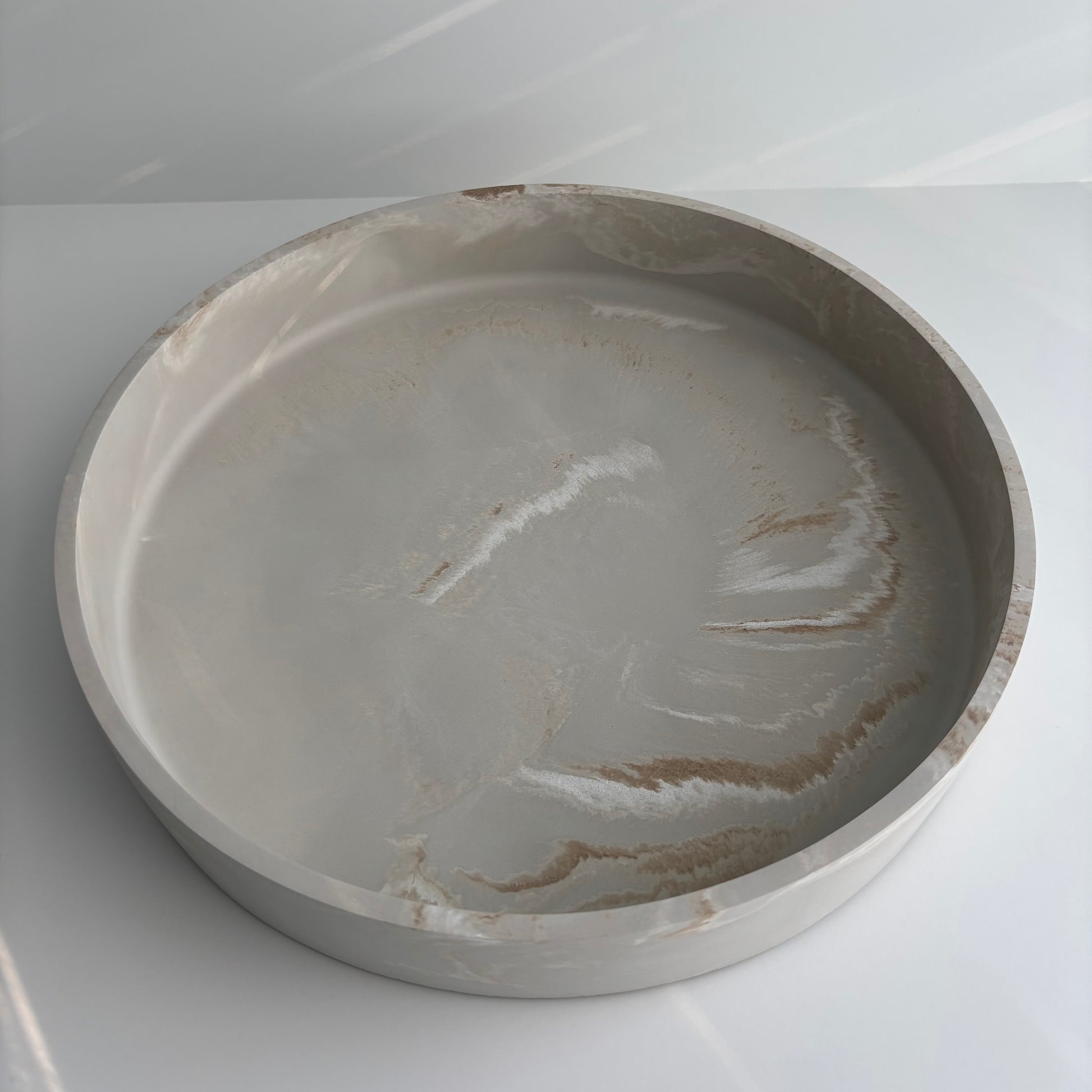 Solace 12.5” - Large Decorative Concrete Bowl