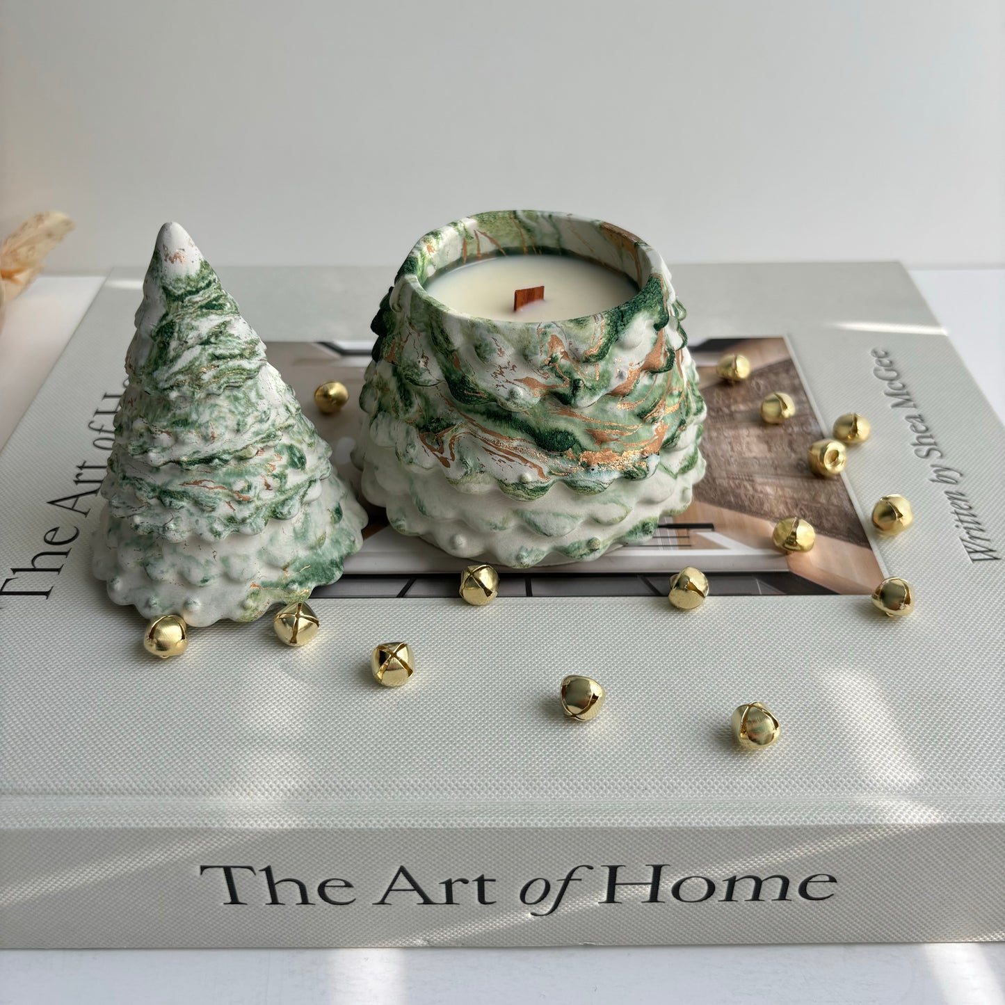 Christmas Tree Candle Pot