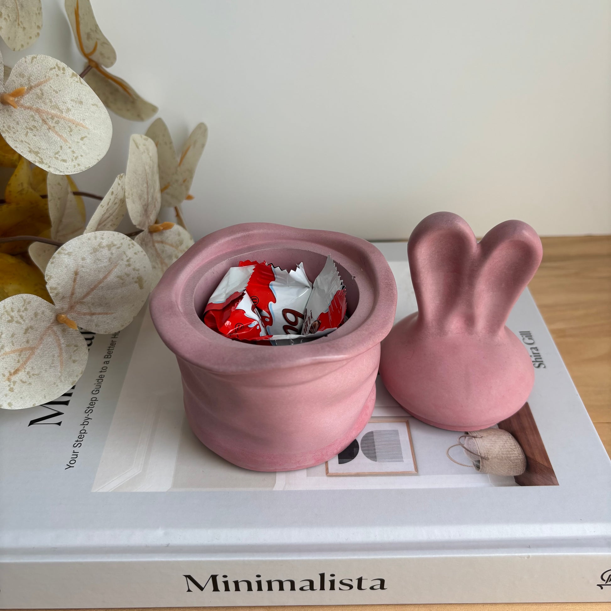 Easter Bunny Candle Pot | Coconut Soy Wax | Reusable Jar