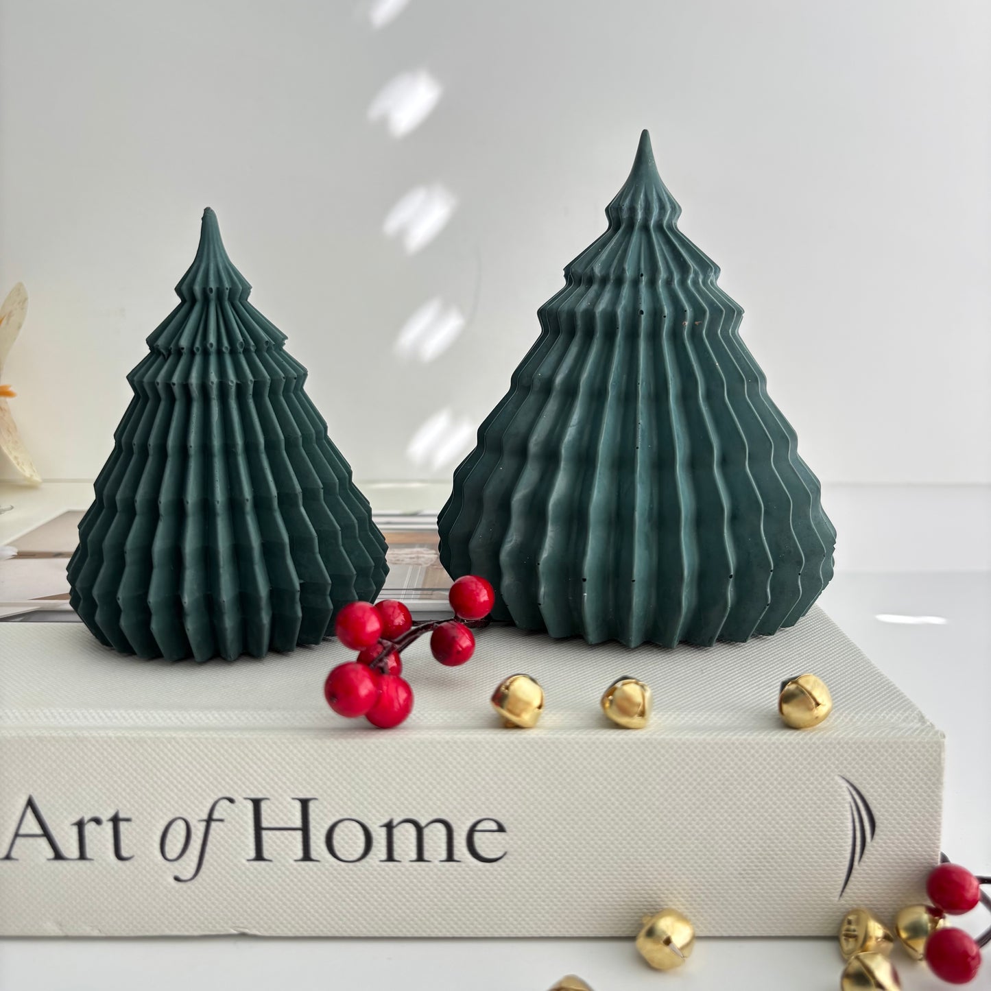 Origami Christmas Tree | Concrete Ornaments | Christmas Decor