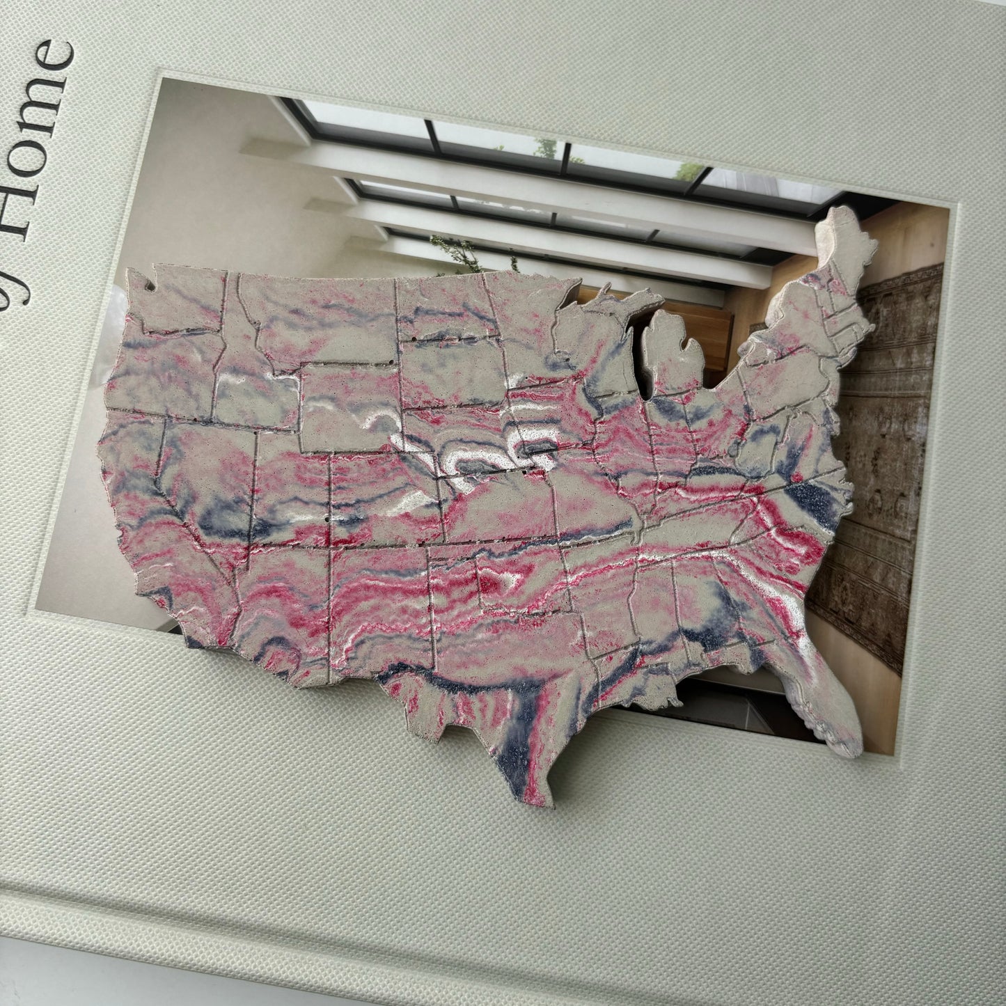 USA Map Coaster/Dish