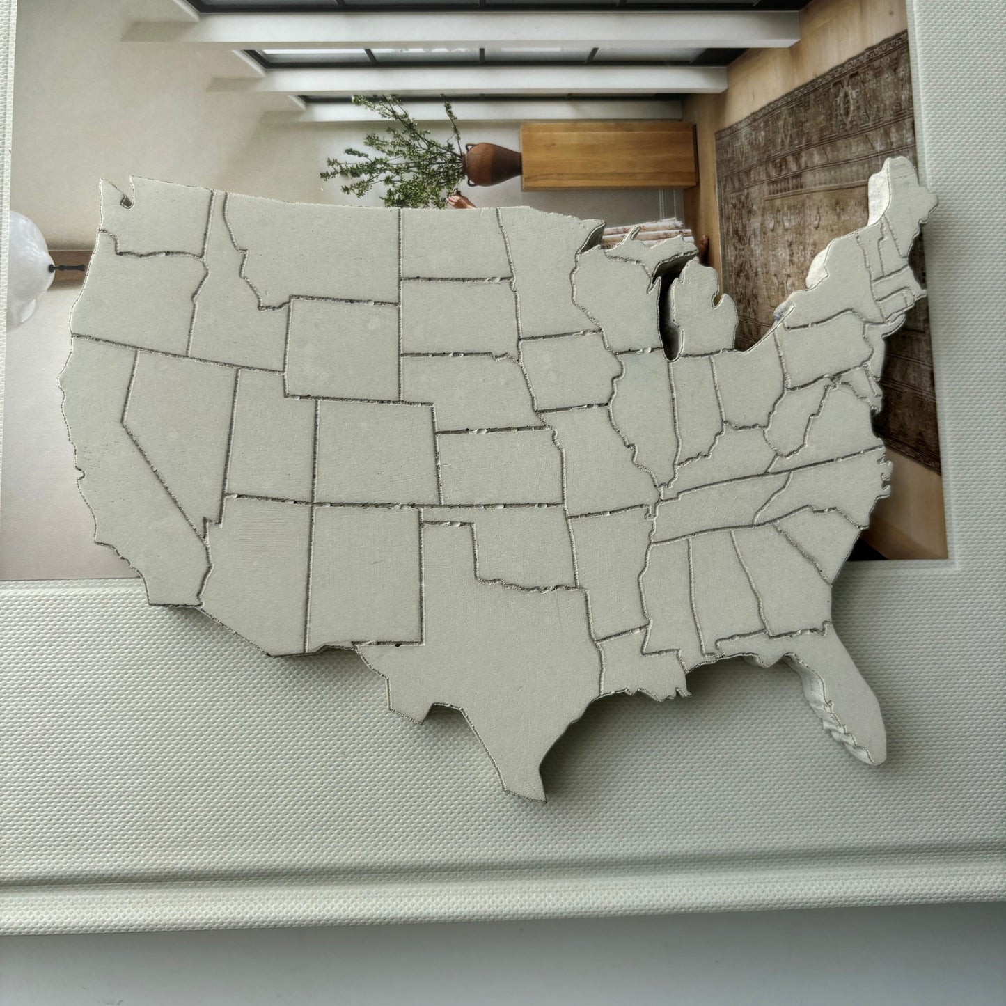 USA Map Coaster/Dish