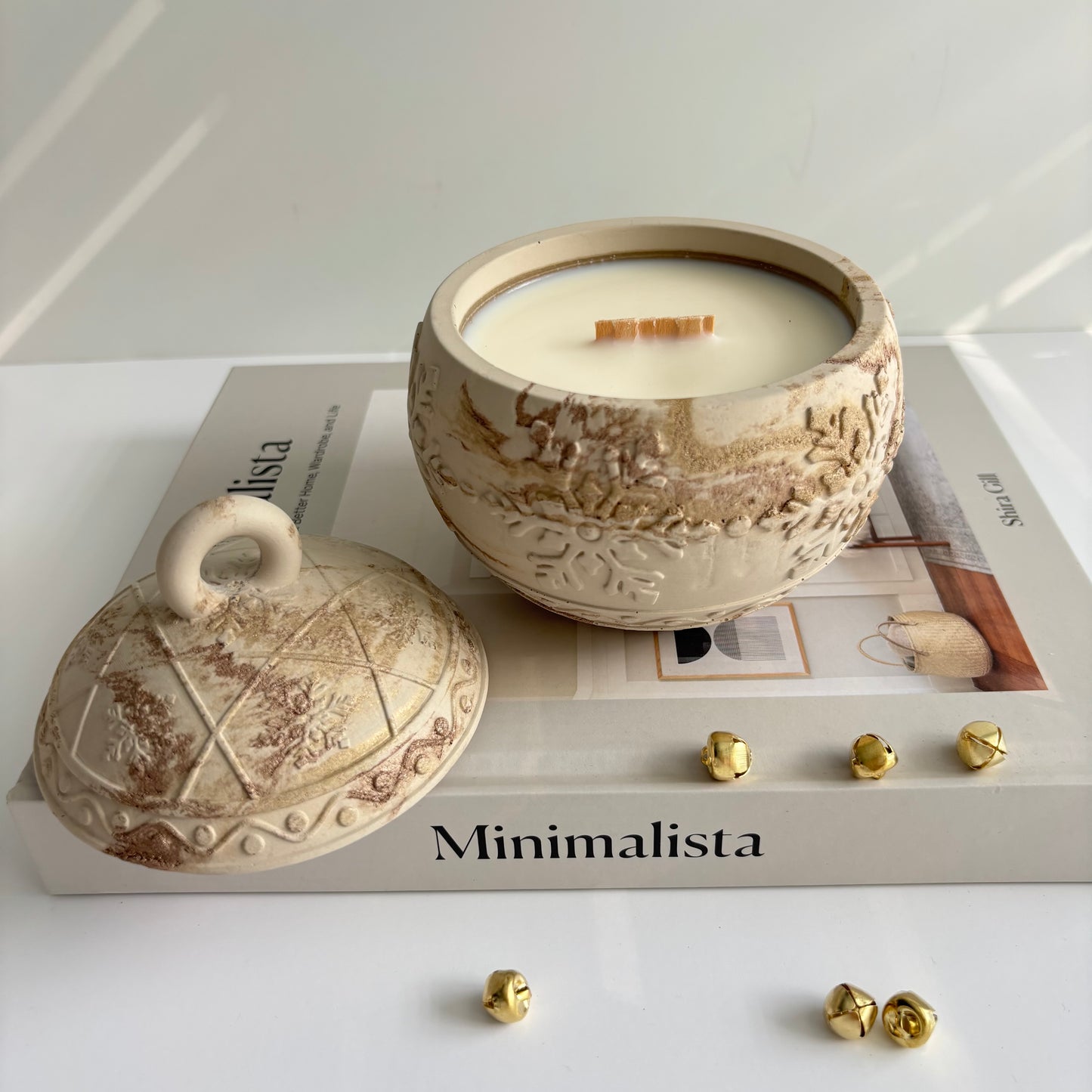 Snowflake Bauble Candle