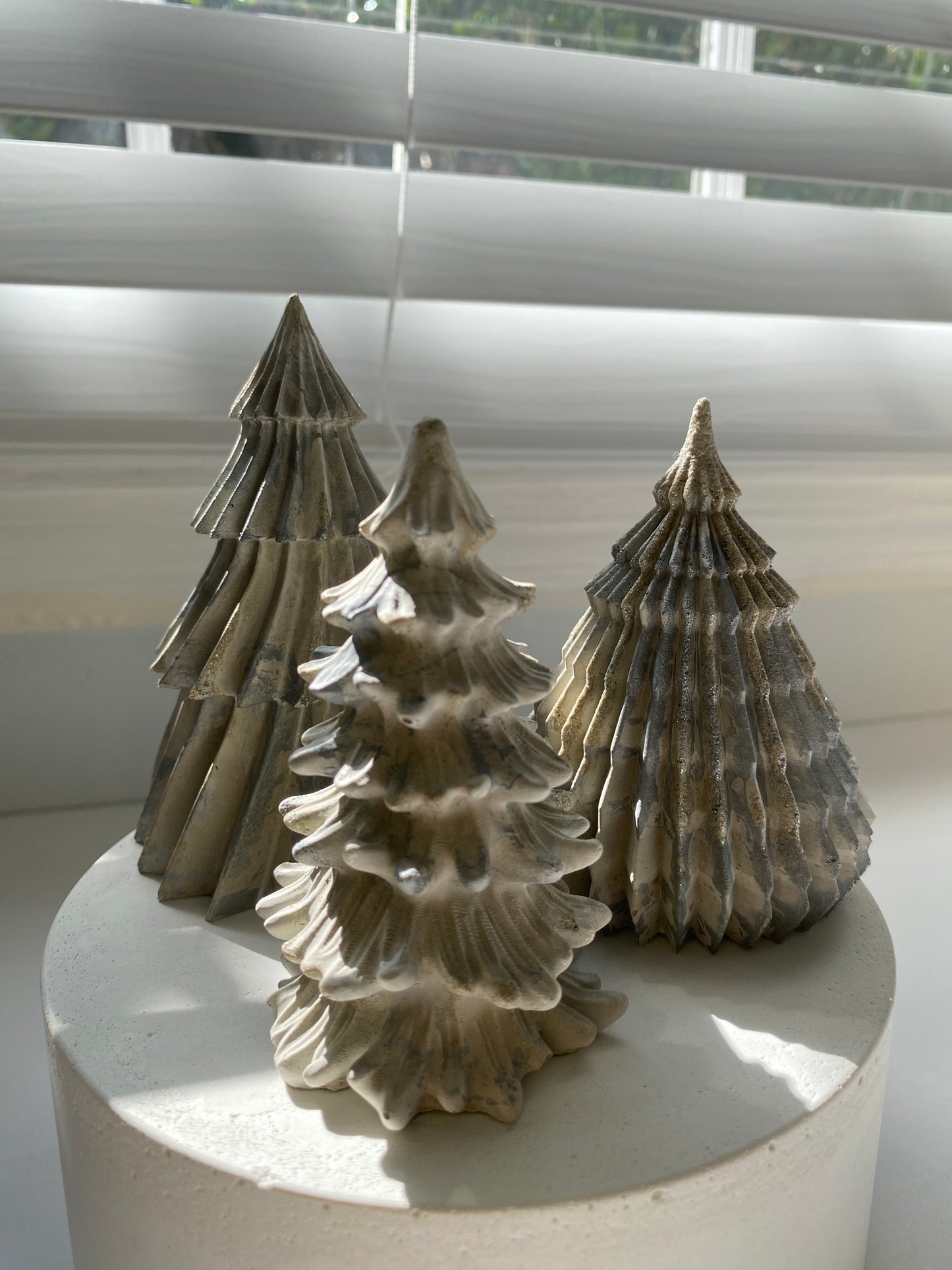 Origami Christmas Tree | Concrete Ornaments | Christmas Decor