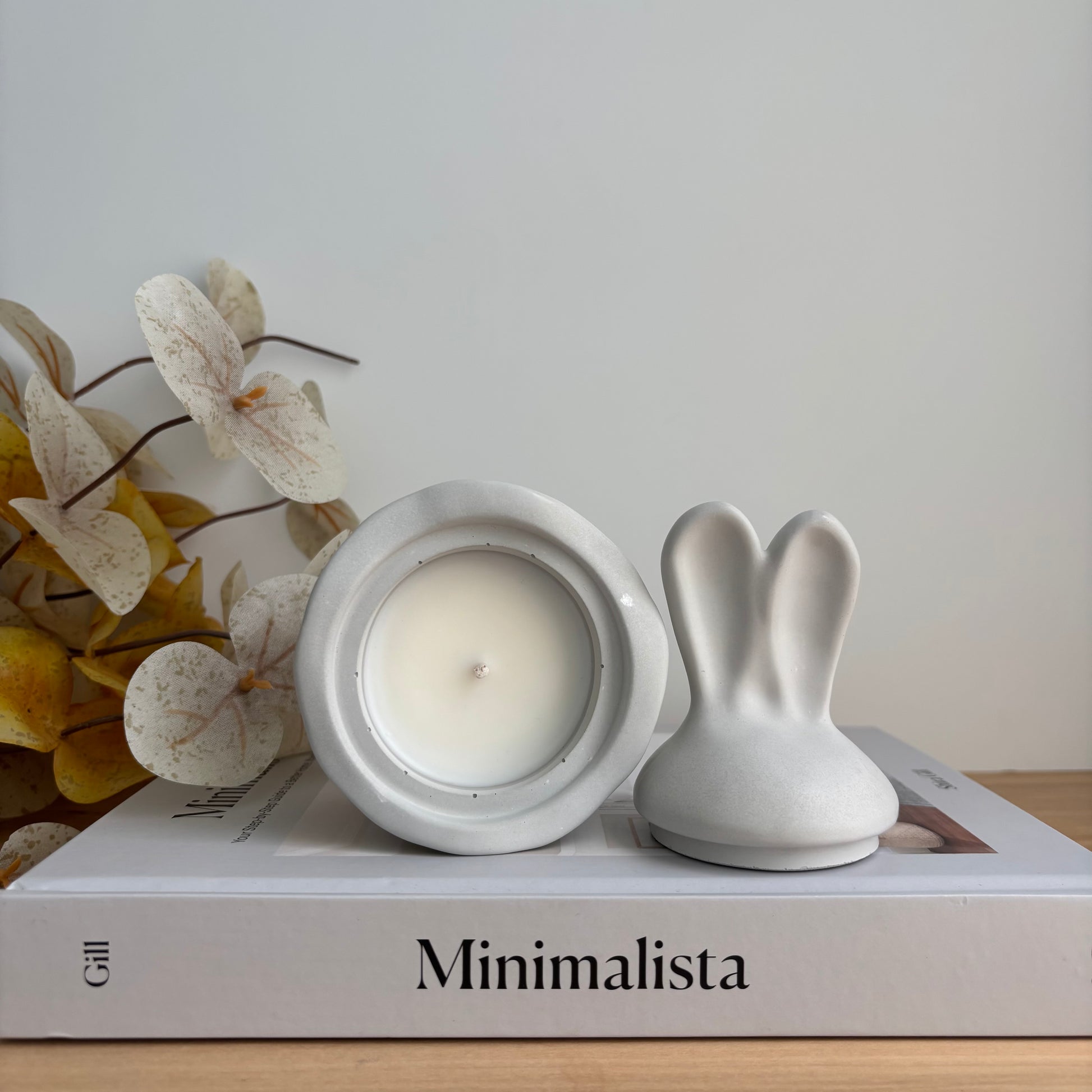 Easter Bunny Candle Pot | Coconut Soy Wax | Reusable Jar