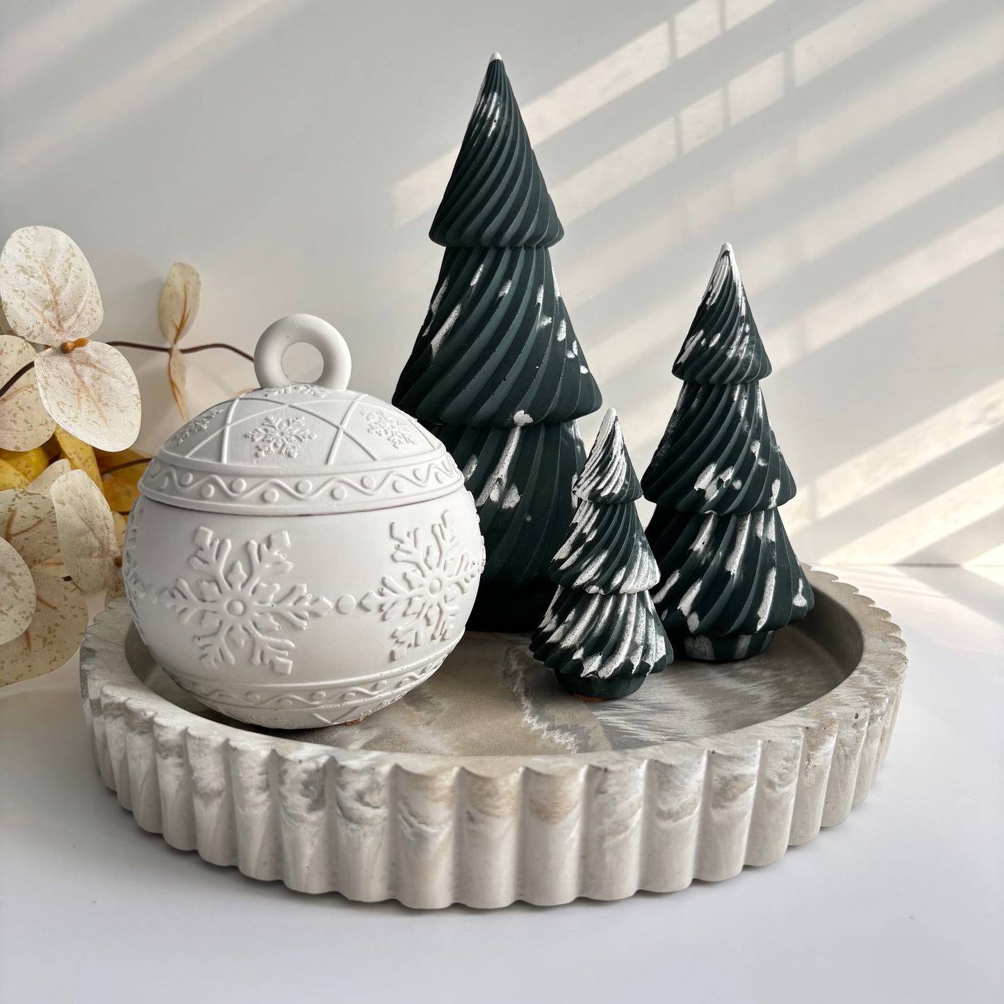 Snowflake Bauble Jar
