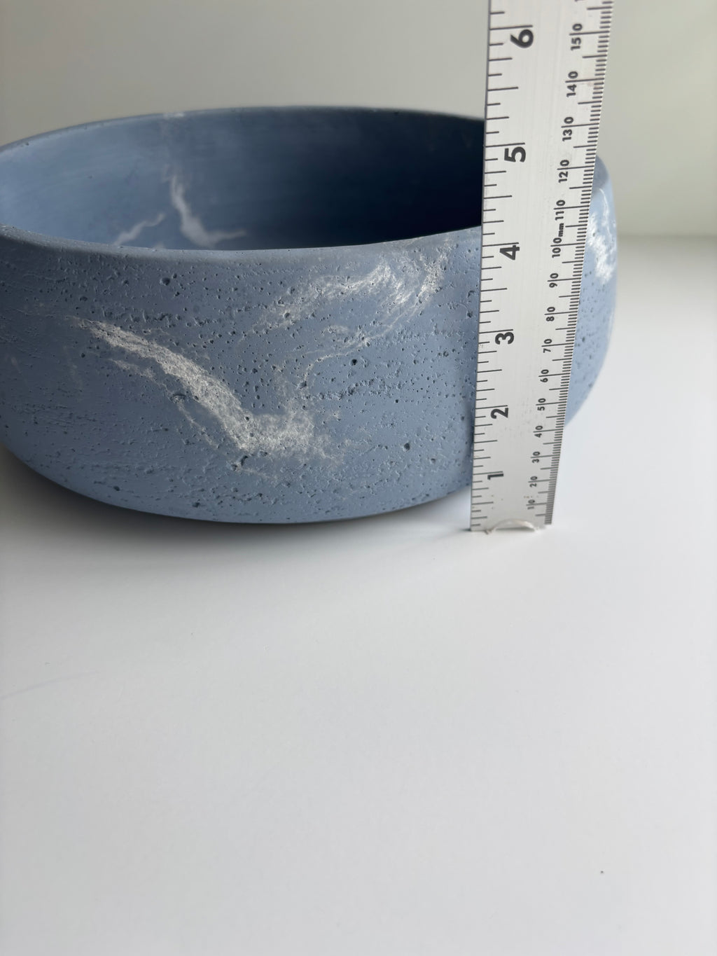 Daza Textured Bowl | 10” Decorative Concrete Bowl