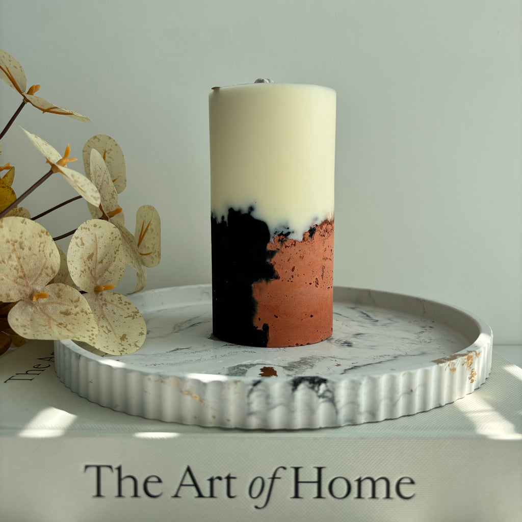 Concrete Pillar Candles