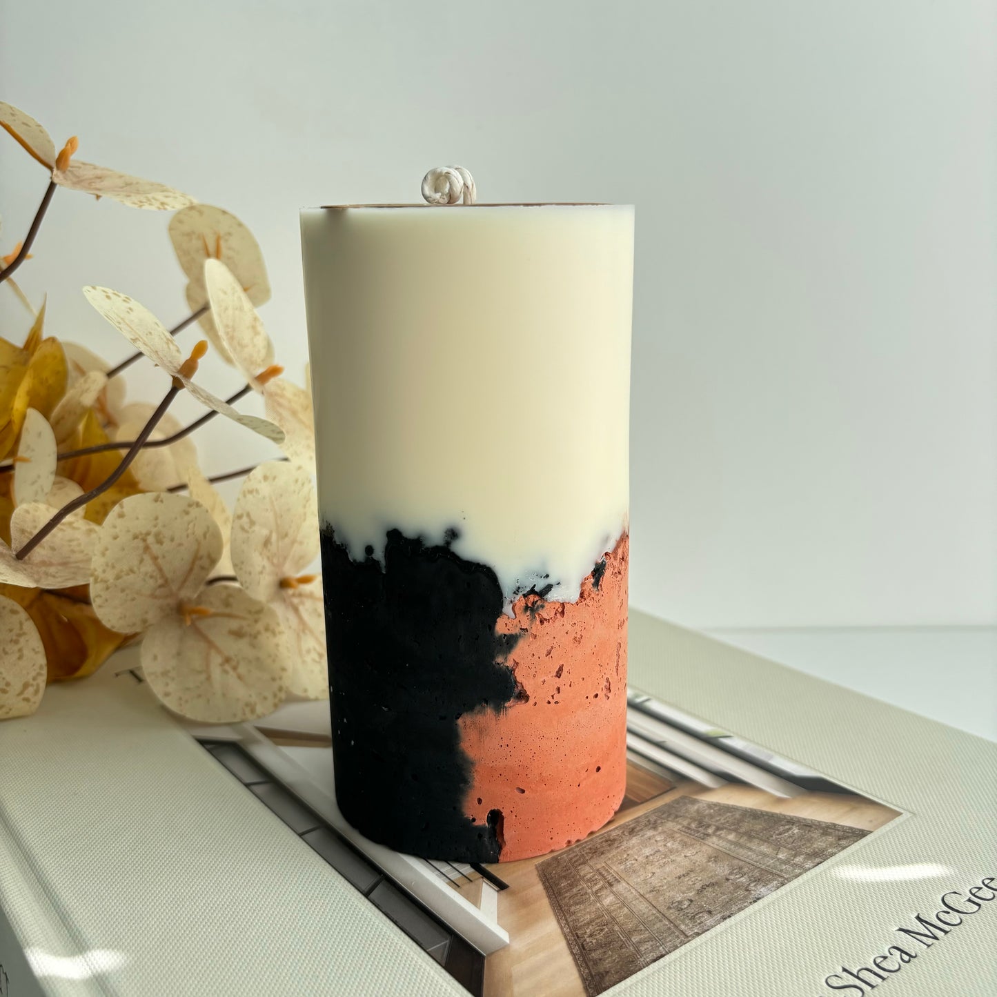 Concrete Pillar Candles