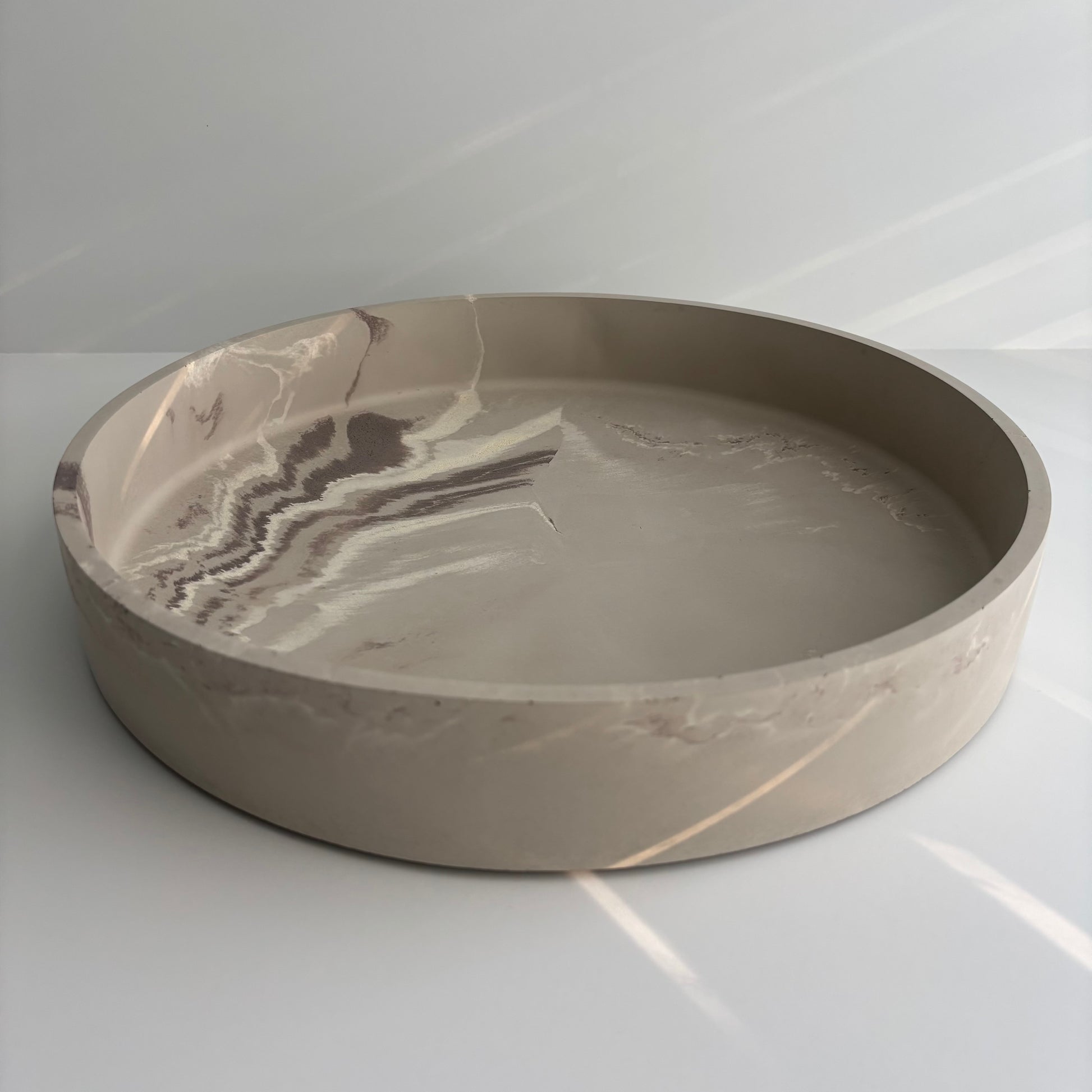 Solace 12.5” - Large Decorative Concrete Bowl