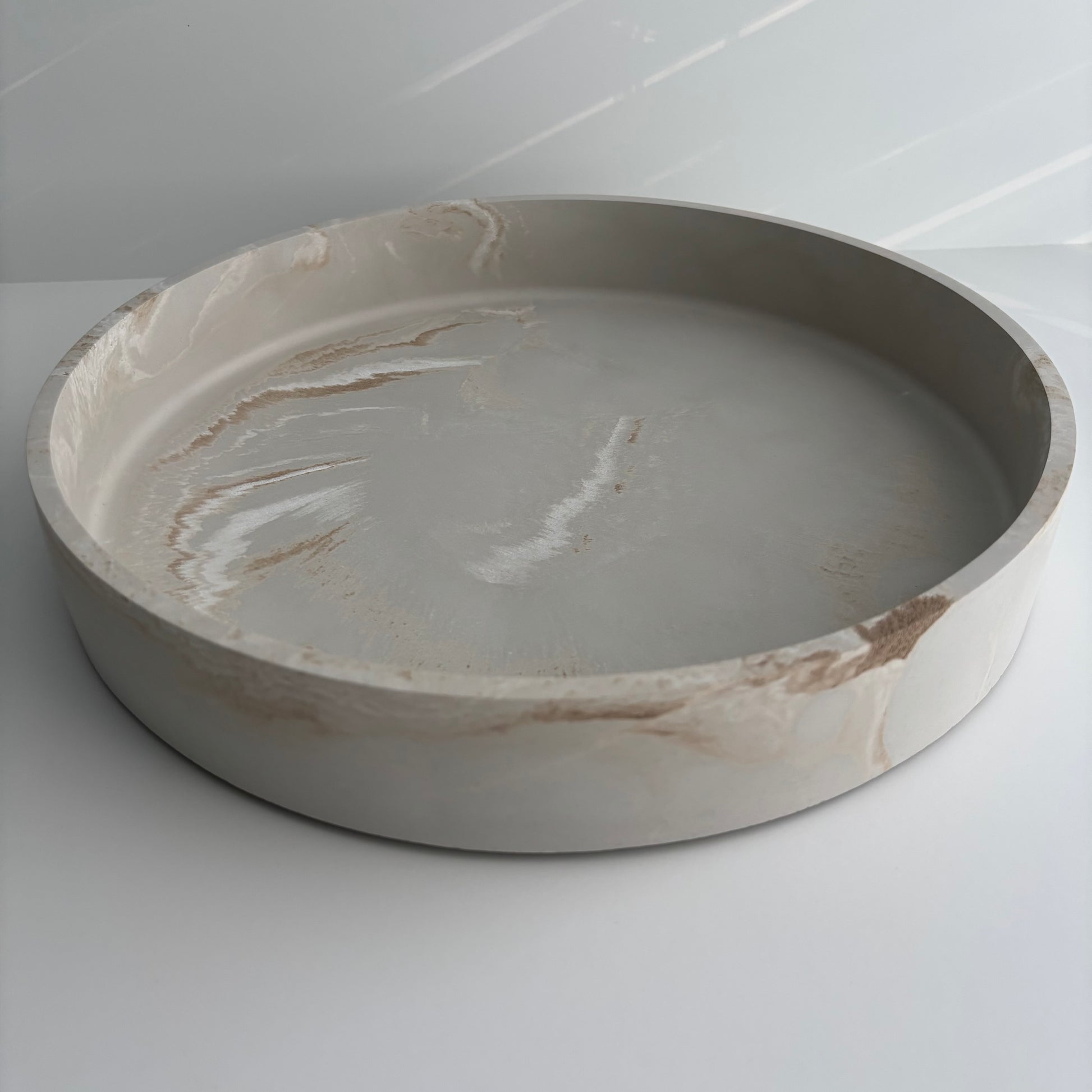 Solace 12.5” - Large Decorative Concrete Bowl