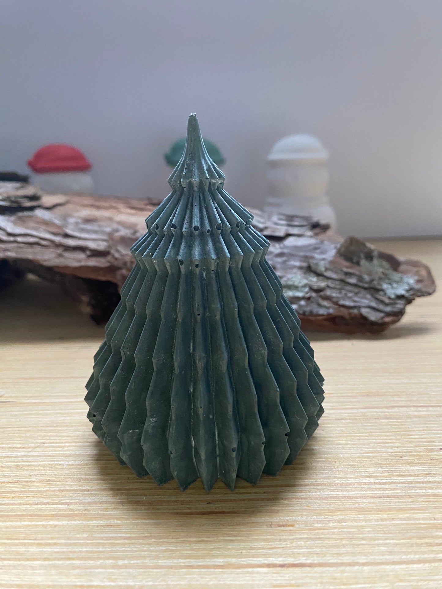 Origami Christmas Tree | Concrete Ornaments | Christmas Decor