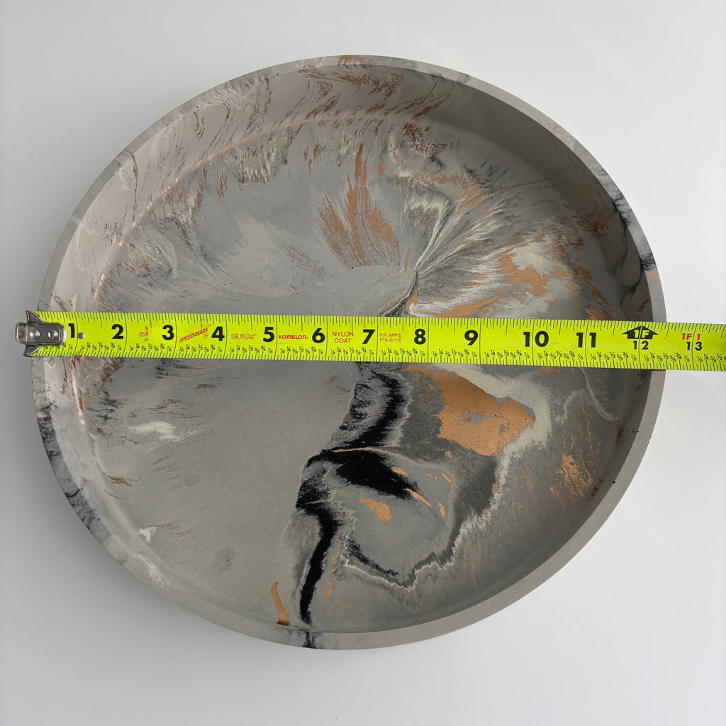Solace 12.5” - Large Decorative Concrete Bowl