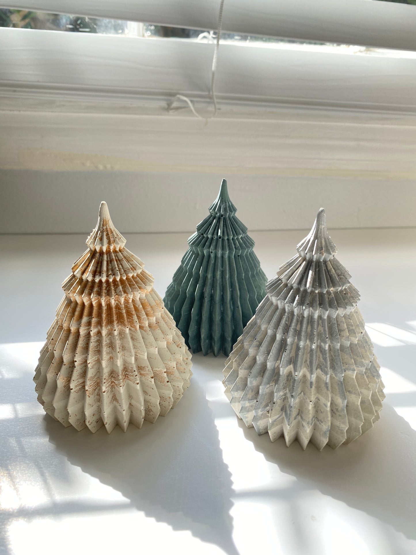 Origami Christmas Tree | Concrete Ornaments | Christmas Decor