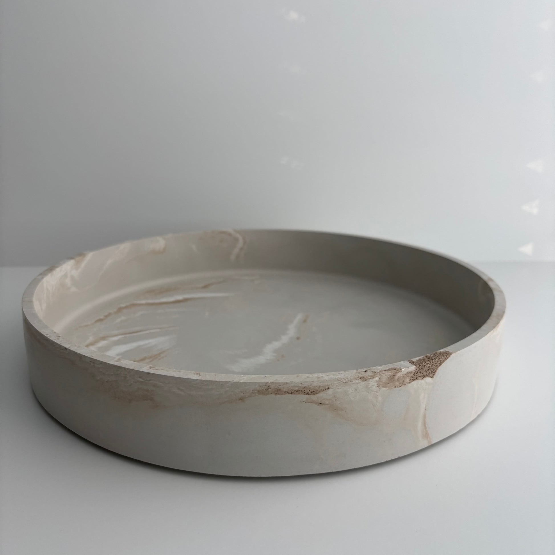 Solace 12.5” - Large Decorative Concrete Bowl