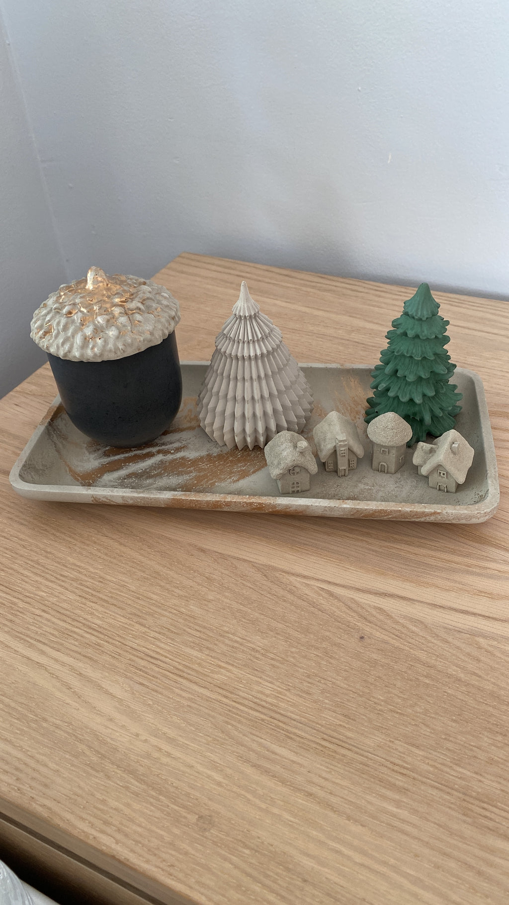 Mini Houses Village Set of 4