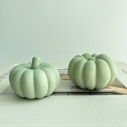 Concrete Pumpkin Set of 2