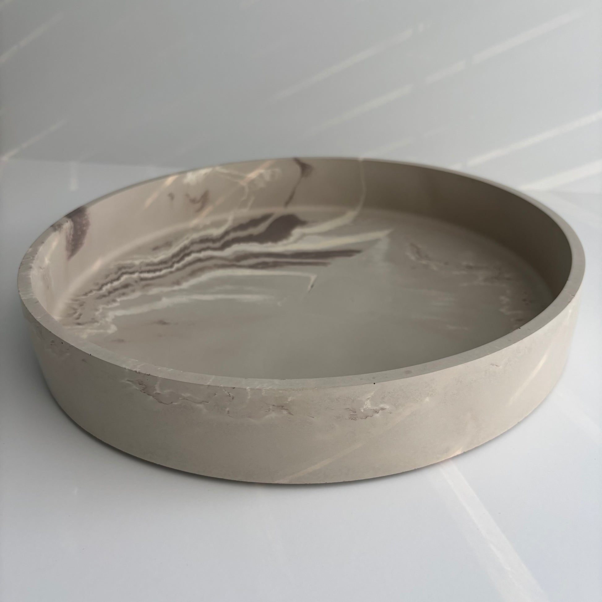 Solace 12.5” - Large Decorative Concrete Bowl