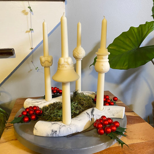 Christmas Taper Candles