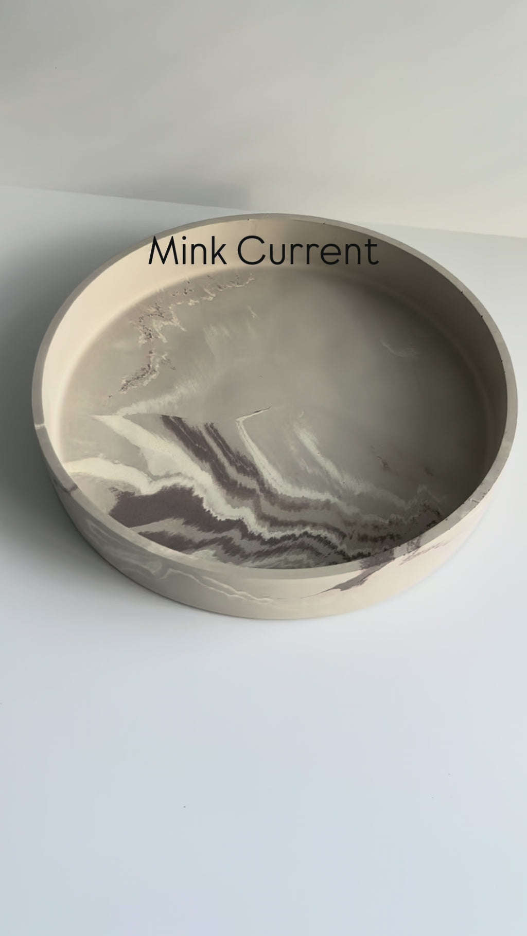 Solace 12.5” - Large Decorative Concrete Bowl