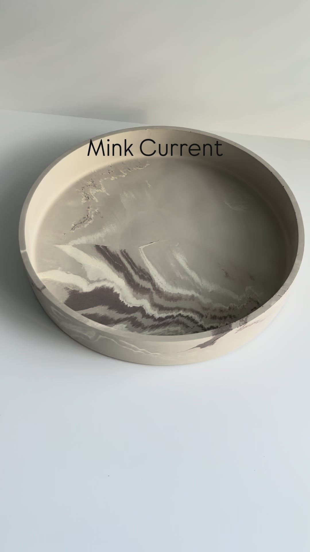 Solace 12.5” - Large Decorative Concrete Bowl
