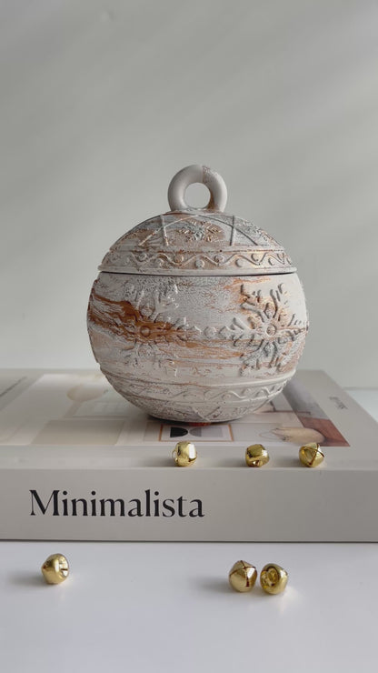 Snowflake Bauble Jar