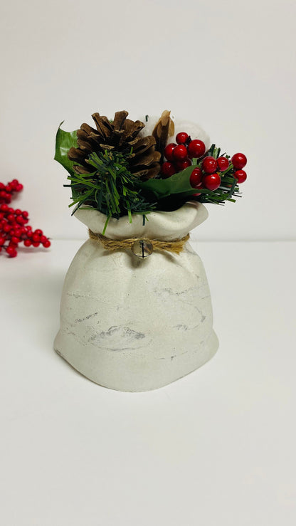 Santa's Bag Vase